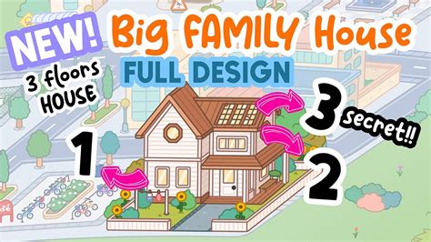 NEW UPDATE BIG FAMILY HOUSE with 3 Floors Not FREE 👨‍👩‍👧‍👦🏡 TOCA BOCA ...