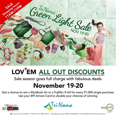 Manila Shopper: TriNoma Green Light Sale: November 2016