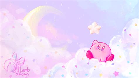 Kirby Static Wallpaper - Lamb Draws's Ko-fi Shop - Ko-fi ️ Where ...