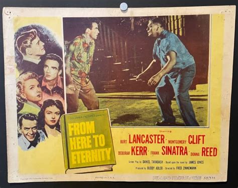 From Here To Eternity (1953) – Original Lobby Card Movie Poster ...