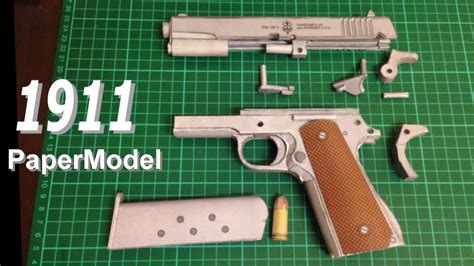 Paper gun model kit