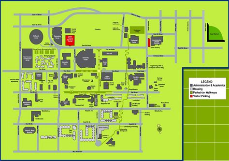 Chattanooga campus map