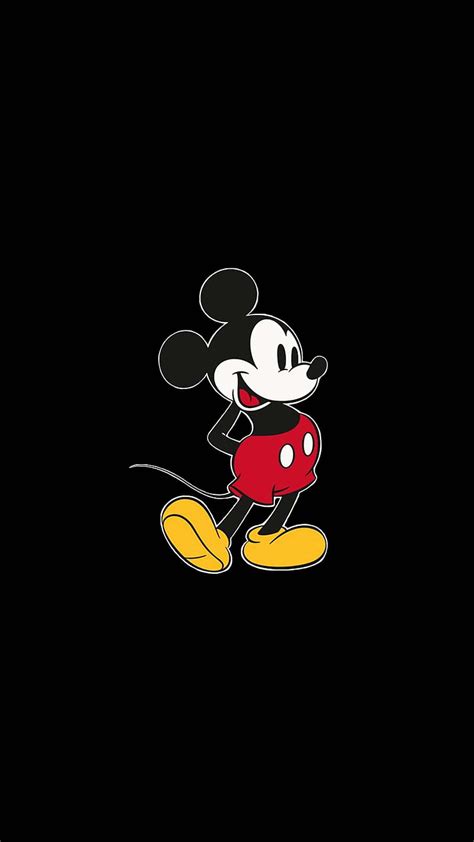 Mickey mouse, black, disney, one, raton, retro, simple, vintaje, HD ...