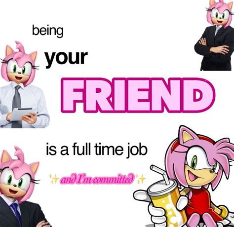 Amy rose 🦔💕 | Amy the hedgehog, Sonic funny, Rose love quotes