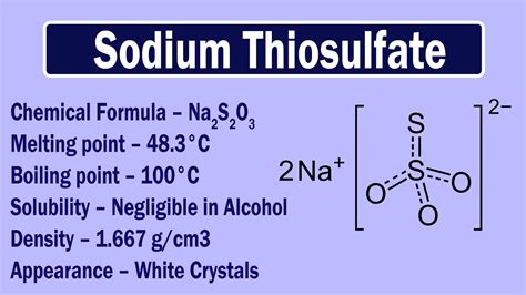 What is the formula of sodium thiosulphate? | Solubility, Sodium, Chemistry