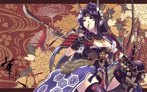 Anime Girl Samurai Wallpaper ~ Anime Girl