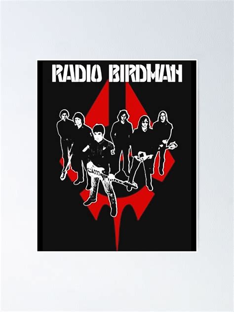 "Radio Birdman logo band" Poster for Sale by SAPRINOSAPURO | Redbubble