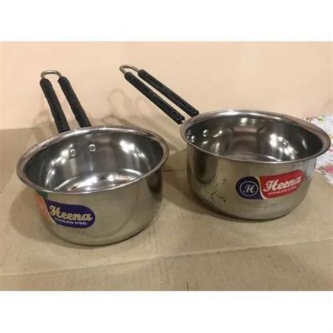 Stainless Steel Saucepan, for Hotel/Restaurant, Capacity: 1.5 To 2 ...