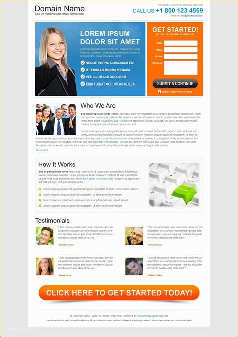 Create Free Landing Page Templates Of Free Landing Page Design ...