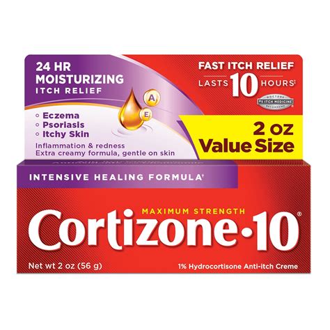 Cortizone 10 Intensive Healing Anti Itch Creme (2 Oz) - Walmart.com