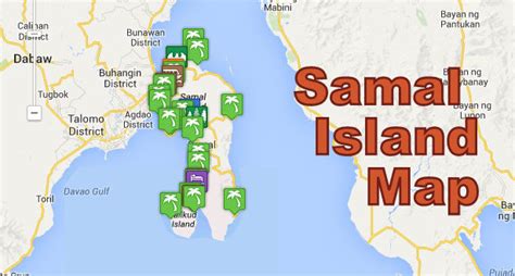 Samal Island Tourism Map – Samal Island Guide