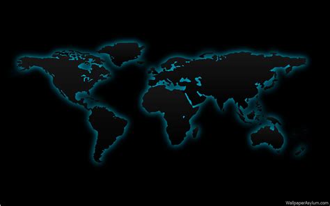 🔥 Free Download Black World Map Wallpaper Displaying Gallery Image For ...