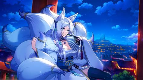 Wallpaper : The Eminence in Shadow, anime, fox girl, Yukime The ...