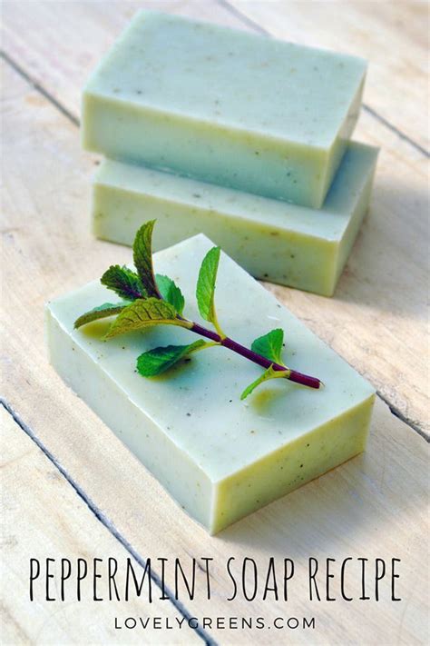 How to Make Peppermint Soap with Real Peppermint Leaves | Recipe ...