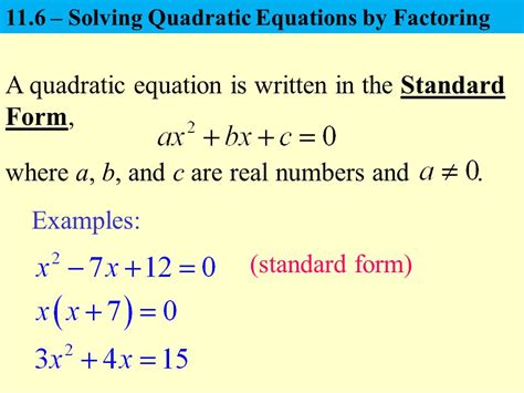 Different Forms of Quadratic Equation with Examples