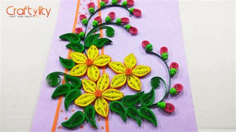 Easy Quilling Cards Designs