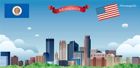 Minneapolis Skyline Stock Illustration - Download Image Now - iStock