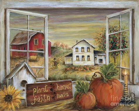 Autumn Harvest Painting by Marilyn Dunlap