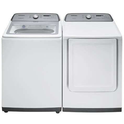 Shop Samsung Large Capacity Top-Load Washer & Electric Dryer Set at ...