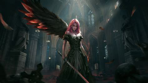 3840x2160 Resolution Dark Angel 4K Wallpaper - Wallpapers Den