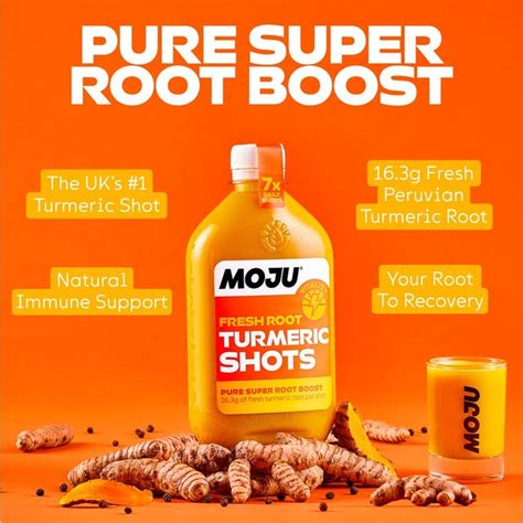 MOJU Turmeric Vitality Dosing Bottle 7x Shots | Ocado