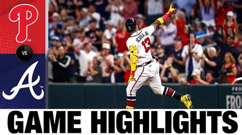 Phillies vs. Braves Game Highlights (9/17/22) | MLB Highlights - Win ...