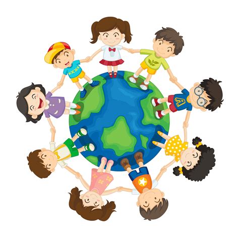 Kids Around The World Vector Art, Icons, and Graphics for Free Download