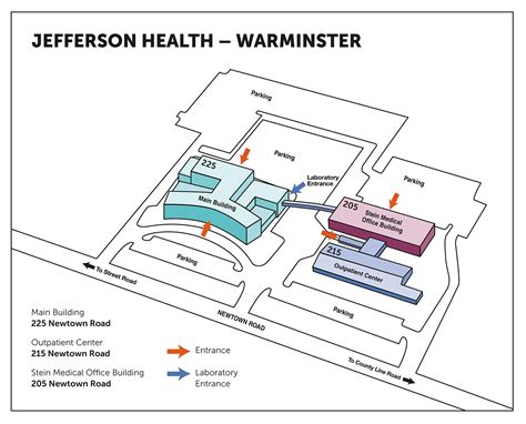 Jefferson Hospital Map