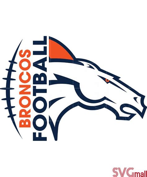 Free Denver Broncos Logo & Svg Design - Files For Cricut & Silhouette ...