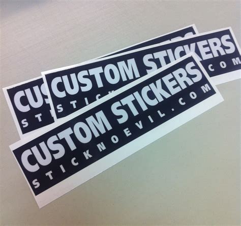 Bumper Stickers | Stick No Evil | Custom Stickers, Die-Cut Stickers ...