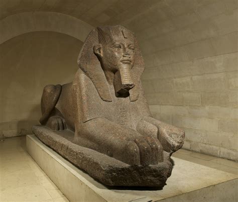 statue colossale ; Sphinx de Tanis - Louvre Collections