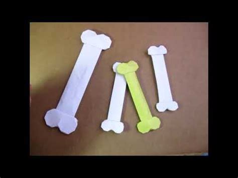 Origami Dog Bone - YouTube