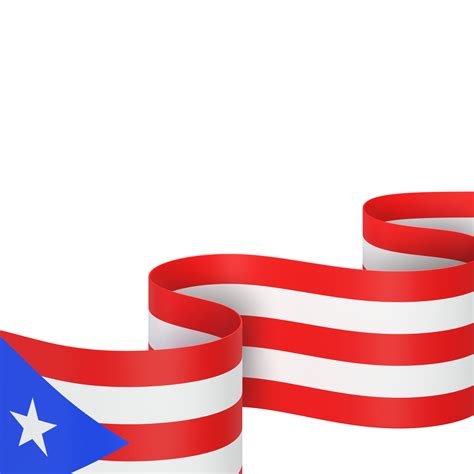 Puerto Rico flag design national independence day banner element ...