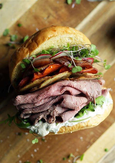 what goes good with roast beef sandwiches