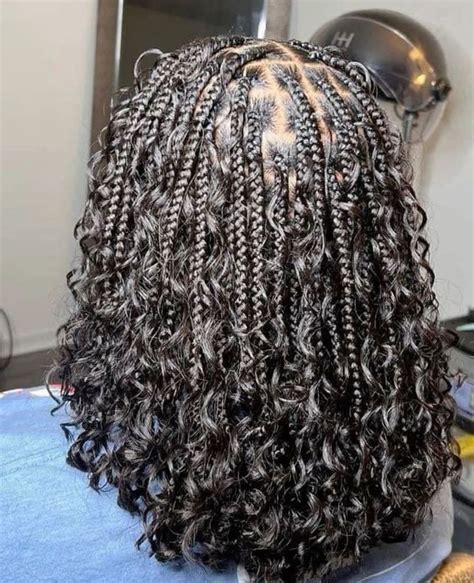 Braids•boho•black•ponytail•brown•girl•women•protective•hair growth•hair ...