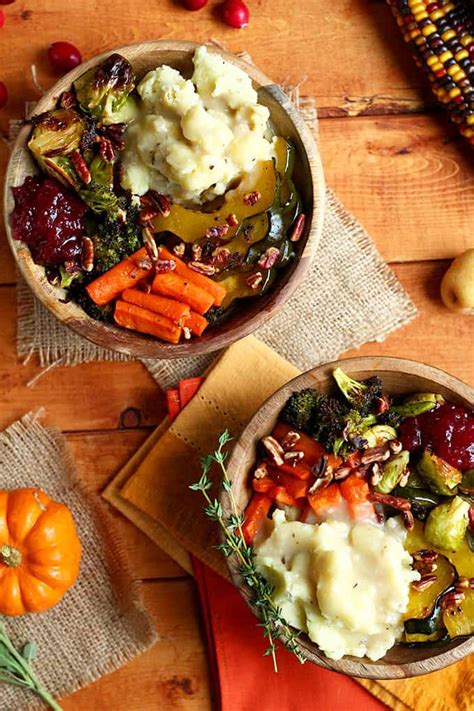 Roasted Vegan Thanksgiving Bowl » I LOVE VEGAN