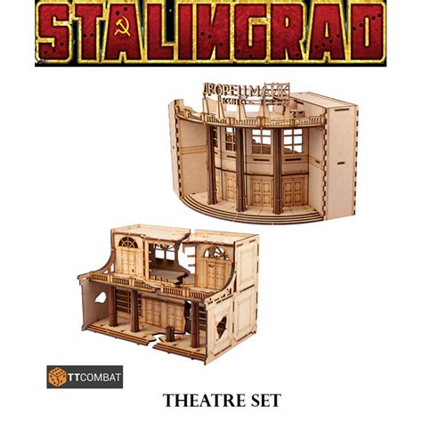 STALINGRAD THEATRE SET 28mm WWII Terrain TTCOMBAT - Frontline-Games