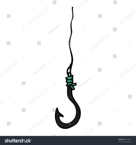 Quirky Drawing Fishing Hook: เวกเตอร์สต็อก (ปลอดค่าลิขสิทธิ์) 49574527 ...