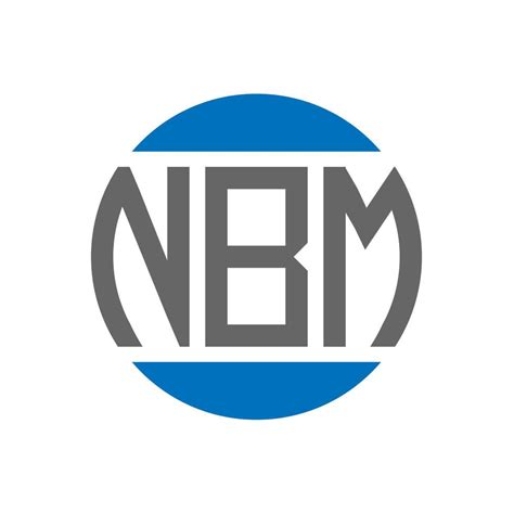 NBM letter logo design on white background. NBM creative initials ...