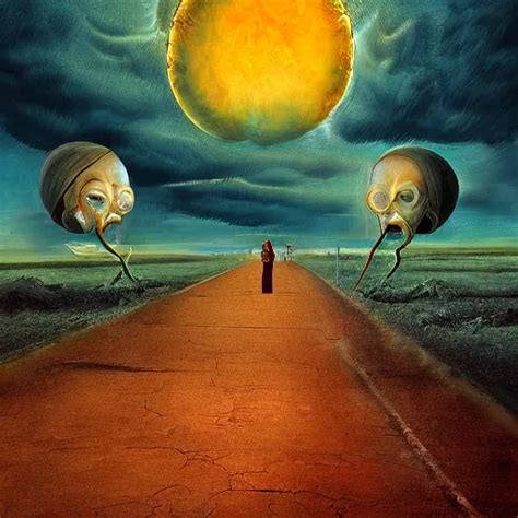 surrealism digital painting of the end of the world., | Stable ...