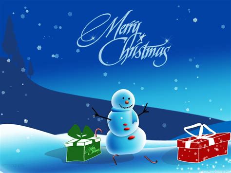 A Very Merry Christmas Snowman Wallpaper | High Definition Wallpapers ...