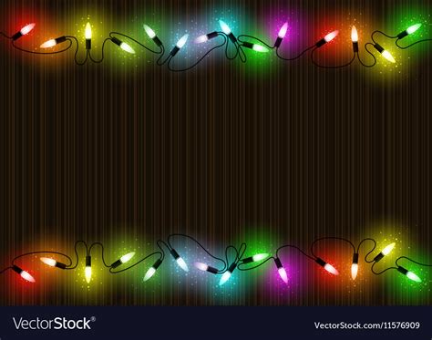 Colorful christmas lights background Royalty Free Vector