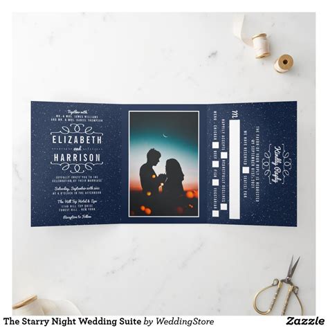 Starry night wedding invitations – Artofit