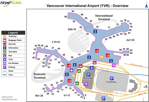 Vancouver - Vancouver International (YVR) Airport Terminal Maps ...