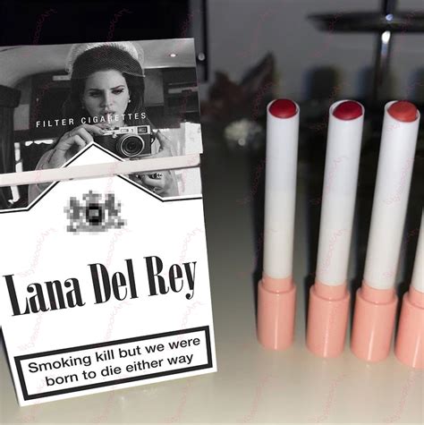 Lana Del Rey Lipsticks Cigarette Box Lipsticks Set Smoke - Etsy