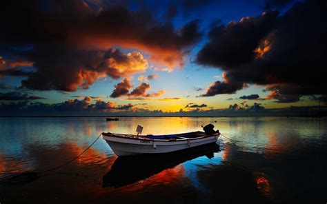 Boat Sunset Wallpapers - 4k, HD Boat Sunset Backgrounds on WallpaperBat