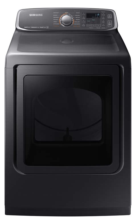 Samsung DVE52M7750V/A3 7.4 cu. ft. Electric Dryer - Black Stainless ...