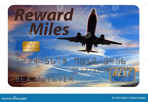 Here is an Air Miles Reward Credit Card Stock Photo - Image of ...