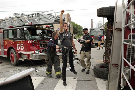 Chicago Fire: Behind the Scenes: Just Drive The Truck Photo: 1957901 ...