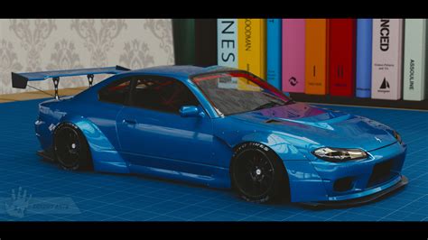 ArtStation - Nissan Silvia S15 Custom Rocket Bunny